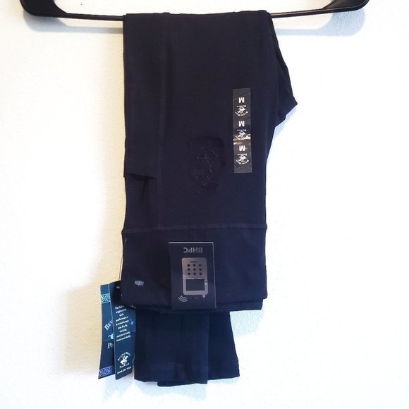 NEW Beverly Hills Polo Club Women's Leggings Full Length [Black/M] - Picture 2 of 10